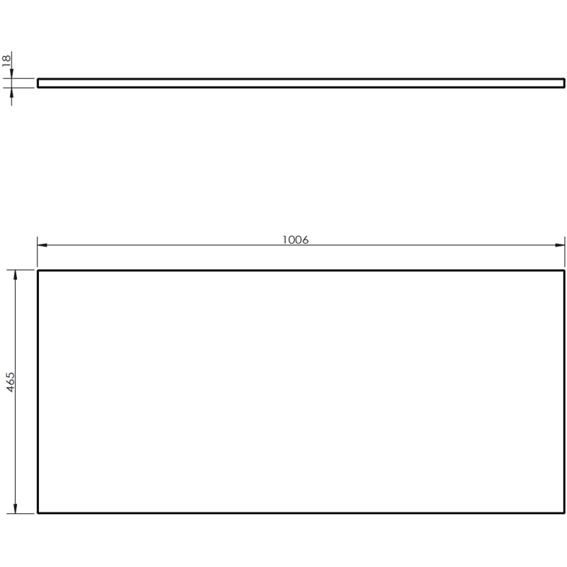 Mexen Rivel szafka łazienkowa podumywalkowa 100 cm z blatem, 2 szuflady, ryflowana , dąb - 91A20-10047-2-BFFC81