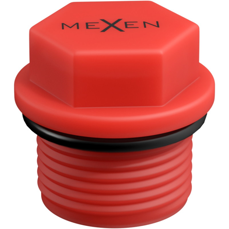 Mexen PPR korek krótki do prób 1/2 GZ czerwony - W97343-12-01
