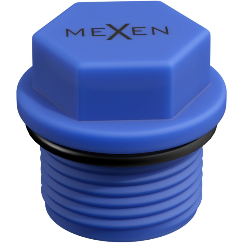 Mexen PPR korek krótki do prób 1 GZ niebieski - W97343-10-00