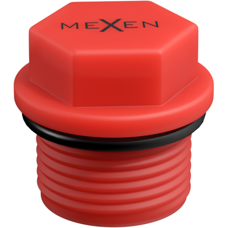 Mexen PPR korek krótki do prób 1 GZ czerwony - W97343-10-01