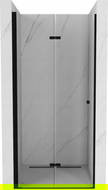 Mexen Lima drzwi prysznicowe składane 120 cm, transparent, czarne - 856-120-000-70-00