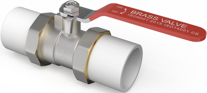 Mexen PPR zawór kulowy ze śrubunkami PP zgrzewany do rur PPR 25 x 25 - W97350-25-00