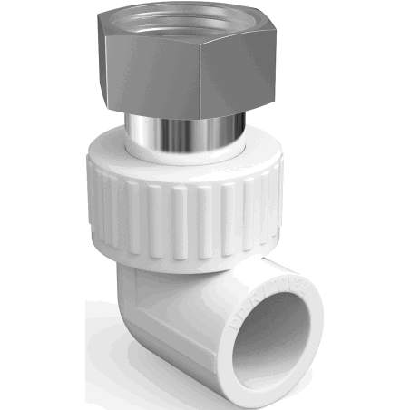 Mexen PPR kolano z półśrubunkiem zgrzewane do rur PPR 25 x 1 GW - W97353-2510F-00
