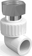 Mexen PPR kolano z półśrubunkiem zgrzewane do rur PPR 32 x 1 GW - W97353-3210F-00