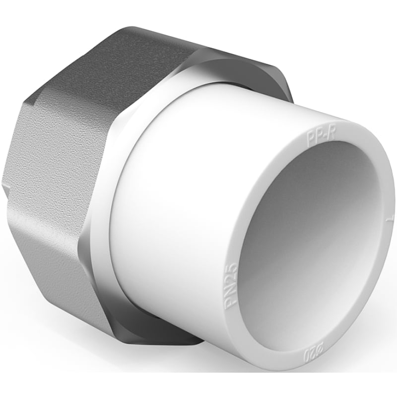 Mexen PPR śrubunek mufowy zgrzewany do rur PPR 20 x 1/2 GW - W97355-2012F-00