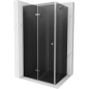 Mexen Lima kabina prysznicowa składana 80 x 110 cm, grafit, chrom - 856-080-110-01-40