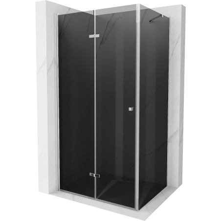 Mexen Lima kabina prysznicowa składana 100 x 80 cm, grafit, chrom - 856-100-080-01-40