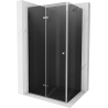 Mexen Lima kabina prysznicowa składana 100 x 80 cm, grafit, chrom - 856-100-080-01-40