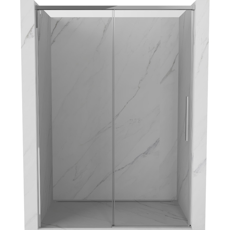 Mexen Rox drzwi prysznicowe rozsuwane 140 cm, transparent, chrom - 8C2-140-000-01-00