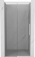 Mexen Rox drzwi prysznicowe rozsuwane 120 cm, transparent, białe - 8C2-120-000-20-00