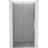 Mexen Rox drzwi prysznicowe rozsuwane 130 cm, transparent, białe - 8C2-130-000-20-00