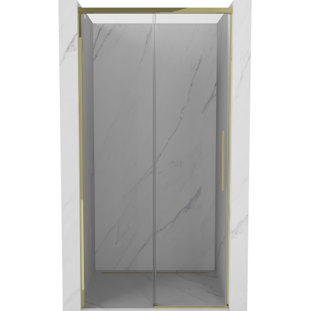 Mexen Rox drzwi prysznicowe rozsuwane 105 cm, transparent, złote - 8C2-105-000-50-00