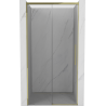 Mexen Rox drzwi prysznicowe rozsuwane 105 cm, transparent, złote - 8C2-105-000-50-00