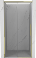 Mexen Rox drzwi prysznicowe rozsuwane 120 cm, transparent, złote - 8C2-120-000-50-00