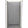 Mexen Rox drzwi prysznicowe rozsuwane 135 cm, transparent, złote - 8C2-135-000-50-00