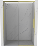 Mexen Rox drzwi prysznicowe rozsuwane 145 cm, transparent, złote - 8C2-145-000-50-00