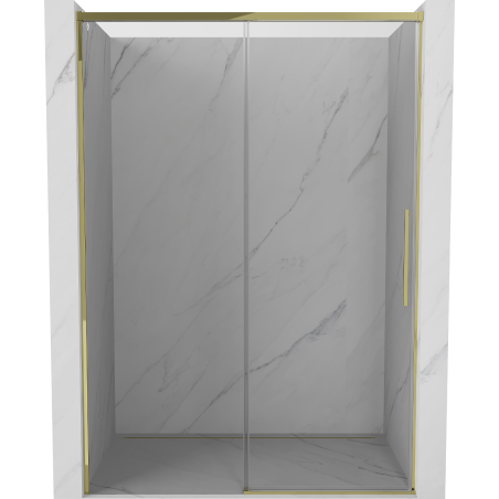 Mexen Rox drzwi prysznicowe rozsuwane 150 cm, transparent, złote - 8C2-150-000-50-00