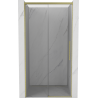 Mexen Rox drzwi prysznicowe rozsuwane 120 cm, transparent, złote szczotkowane - 8C2-120-000-55-00