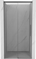 Mexen Rox drzwi prysznicowe rozsuwane 120 cm, transparent, gun gray szczotkowany - 8C2-120-000-66-00