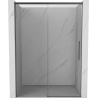 Mexen Rox drzwi prysznicowe rozsuwane 140 cm, transparent, gun gray szczotkowany - 8C2-140-000-66-00