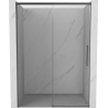 Mexen Rox drzwi prysznicowe rozsuwane 155 cm, transparent, gun gray szczotkowany - 8C2-155-000-66-00