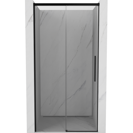 Mexen Rox drzwi prysznicowe rozsuwane 100 cm, transparent, czarne - 8C2-100-000-70-00