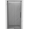 Mexen Rox drzwi prysznicowe rozsuwane 115 cm, transparent, czarne - 8C2-115-000-70-00