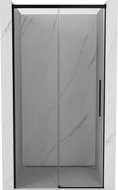 Mexen Rox drzwi prysznicowe rozsuwane 120 cm, transparent, czarne - 8C2-120-000-70-00