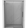 Mexen Rox drzwi prysznicowe rozsuwane 140 cm, transparent, czarne - 8C2-140-000-70-00