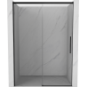 Mexen Rox drzwi prysznicowe rozsuwane 155 cm, transparent, czarne - 8C2-155-000-70-00