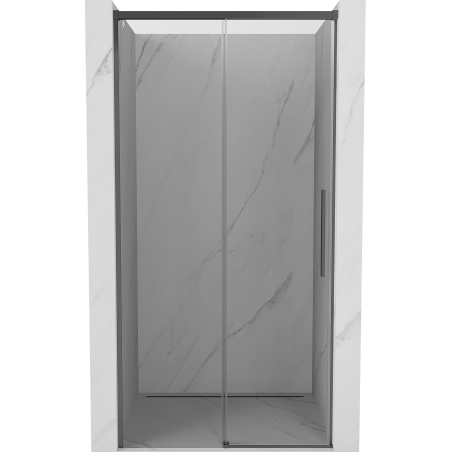 Mexen Rox drzwi prysznicowe rozsuwane 115 cm, transparent, gun metal - 8C2-115-000-95-00