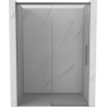 Mexen Rox drzwi prysznicowe rozsuwane 145 cm, transparent, gun metal - 8C2-145-000-95-00