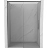 Mexen Rox drzwi prysznicowe rozsuwane 155 cm, transparent, gun metal - 8C2-155-000-95-00