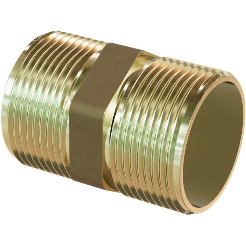 Mexen BRASS nypel mosiężny 5/4 GZ x 5/4 GZ - W97404-5454