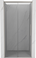 Mexen Rox drzwi prysznicowe rozsuwane 120 cm, transparent, nikiel szczotkowany - 8C2-120-000-97-00