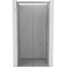 Mexen Rox drzwi prysznicowe rozsuwane 130 cm, transparent, nikiel szczotkowany - 8C2-130-000-97-00