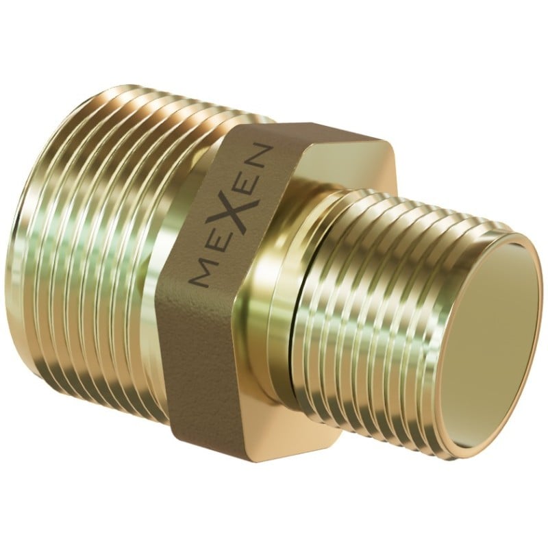 Mexen BRASS nypel redukcyjny mosiężny 3/4 GZ x 1/2 GZ - W97405-3412