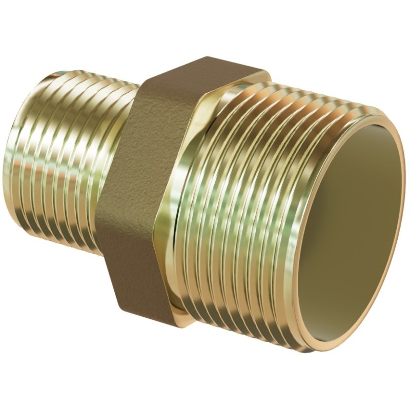Mexen BRASS nypel redukcyjny mosiężny 5/4 GZ x 1/2 GZ - W97405-5412