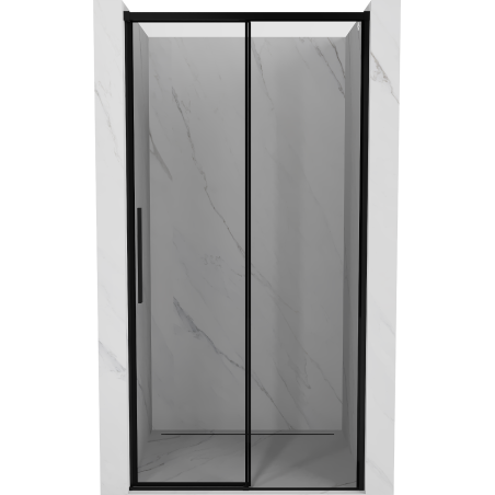 Mexen Rox drzwi prysznicowe rozsuwane prawe 125 cm, czarna ramka, czarne - 8C2-125-000-70-70-P