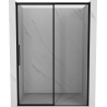 Mexen Rox drzwi prysznicowe rozsuwane prawe 145 cm, czarna ramka, czarne - 8C2-145-000-70-70-P