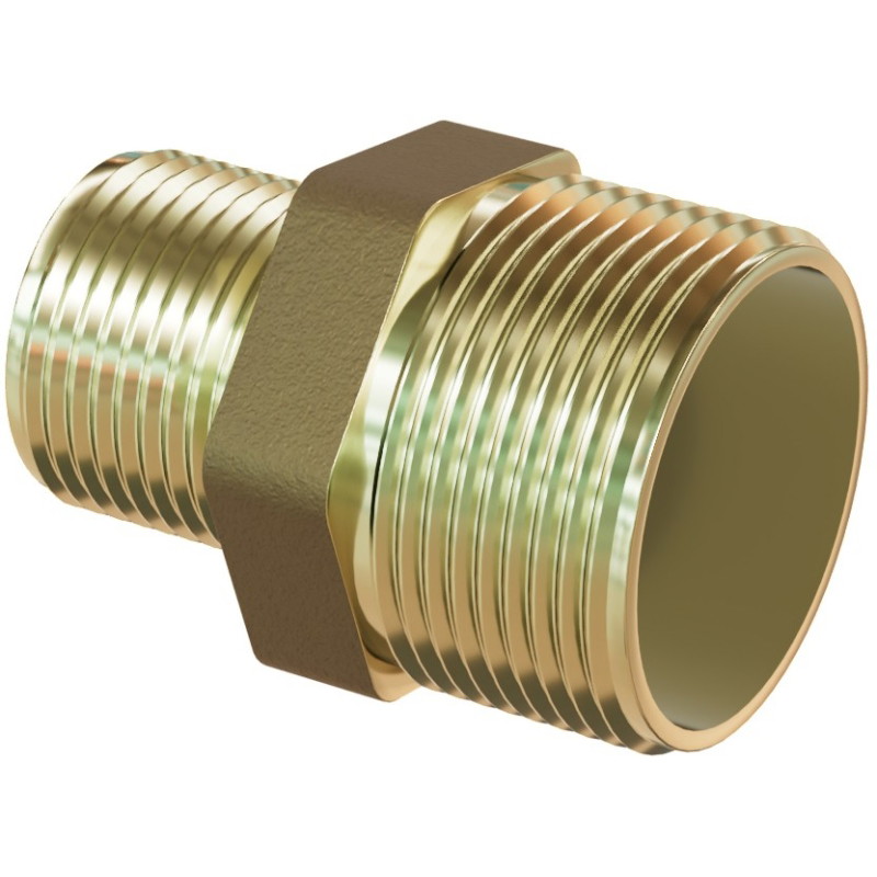 Mexen BRASS nypel redukcyjny mosiężny 2 GZ x 1 GZ - W97405-2010