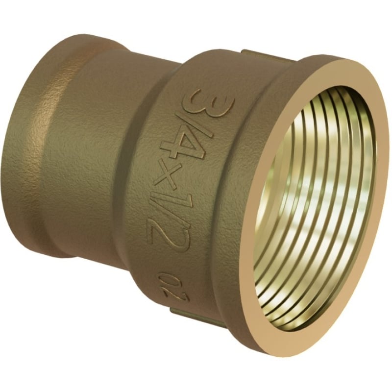 Mexen BRASS mufa redukcyjna mosiężna 2 GW x 1 GW - W97406-2010