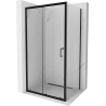 Mexen Apia kabina prysznicowa rozsuwana 105 x 80 cm, transparent, czarna - 840-105-080-70-00