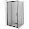 Mexen Apia kabina prysznicowa rozsuwana 95 x 90 cm, transparent, czarna - 840-095-090-70-00
