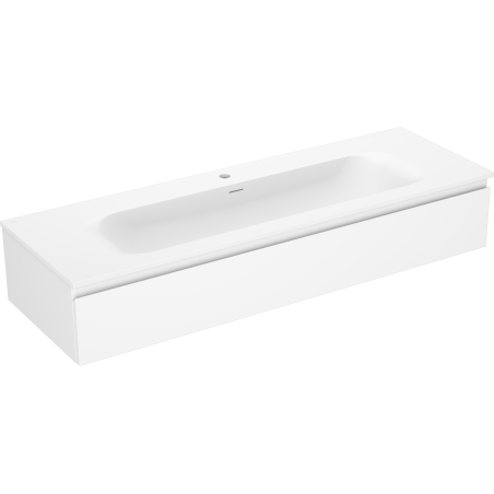 Mexen Orio szafka łazienkowa 140 cm z umywalką Vela, 1 szuflada, biała mat - 91A10-14023-1-BF01-W23M01