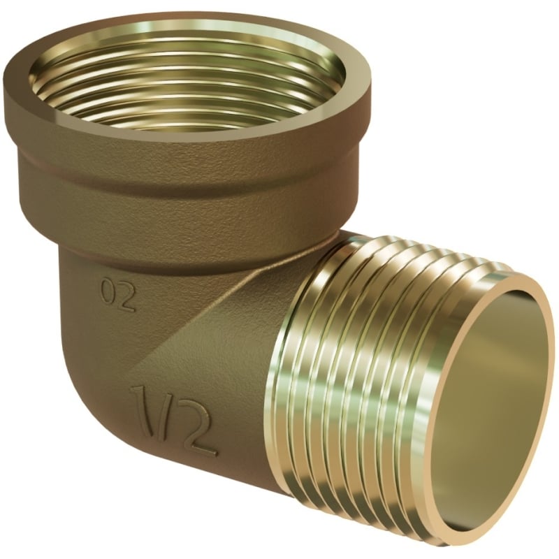 Mexen BRASS kolano mosiężne 3/4 GZ x 3/4 GW - W97410-3434