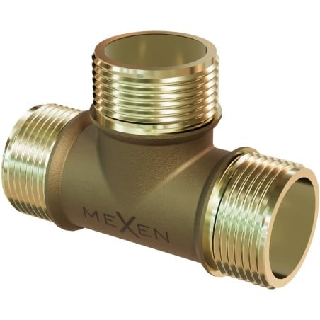 Mexen BRASS trójnik mosiężny 3/4 GZ x 3/4 GZ x 3/4 GZ - W97411-343434