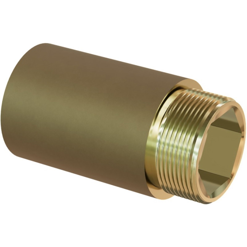 Mexen BRASS przedłużka okrągła mosiężna 1 GW x 1 GZ, 40 mm - W97415-1010-40