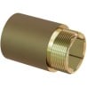 Mexen BRASS przedłużka okrągła redukcyjna mosiężna 3/4 GW x 1/2 GZ, 10 mm - W97416-3412-10