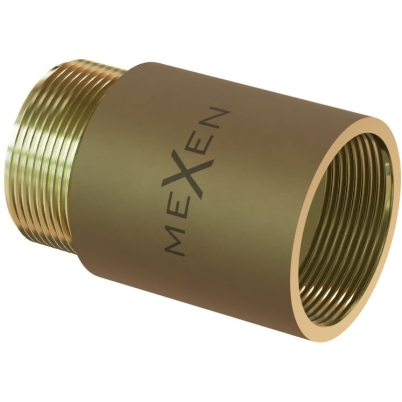 Mexen BRASS przedłużka okrągła redukcyjna mosiężna 3/4 GW x 1/2 GZ, 10 mm - W97416-3412-10